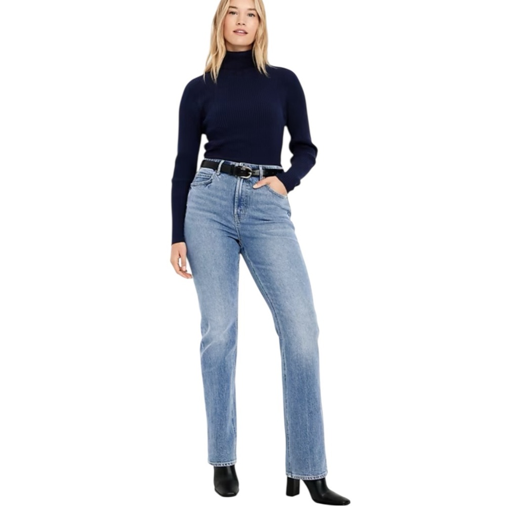 Old Navy Womens Extra High-Waisted Baby Boot-Cut Denim Jeans